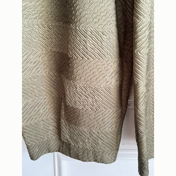 IC by Connie K Women’s 3X Textured Barrel Leg Cargo Pants Taupe Beige Utility - Picture 4 of 13